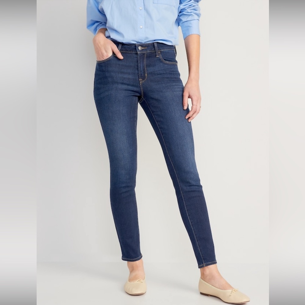 OLD NAVY-POP ICON SKINNY MID-RISE JEANS